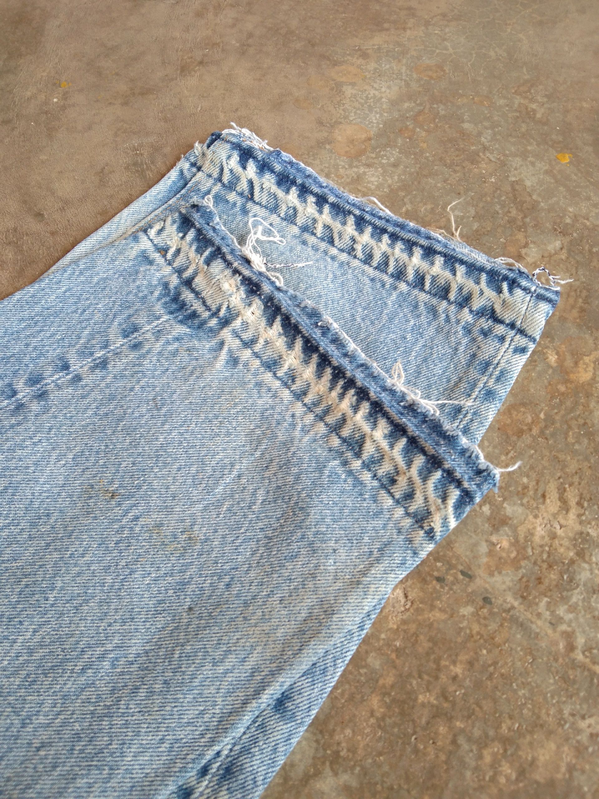 Levi's × Vintage 80s Vintage Levis 501 Made In USA Distressed Jeans 31x29 Size US 31 - 3 Thumbnail