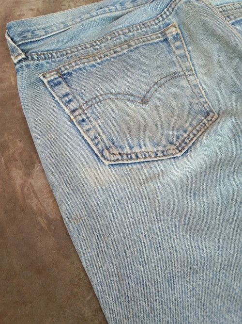 Levi's × Vintage 80s Vintage Levis 501 Made In USA Distressed Jeans 31x29 Size US 31 - 5 Thumbnail