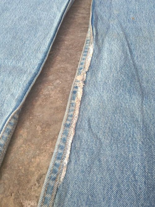 Levi's × Vintage 1991 Vintage Levis 501 Made In USA Distressed Jeans 29x36 Size US 29 - 5 Thumbnail