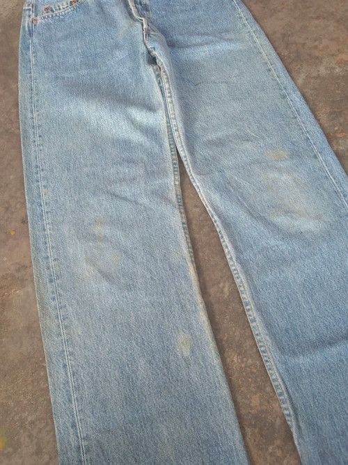 Levi's × Vintage 1991 Vintage Levis 501 Made In USA Distressed Jeans 29x36 Size US 29 - 7 Thumbnail
