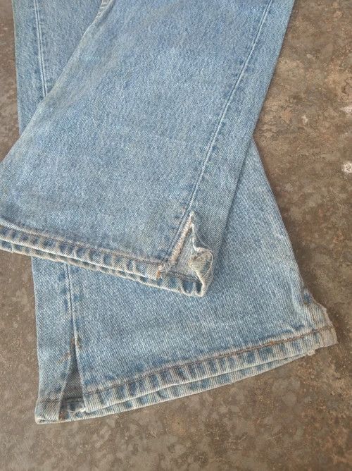 Levi's × Vintage 1991 Vintage Levis 501 Made In USA Distressed Jeans 29x36 Size US 29 - 3 Thumbnail