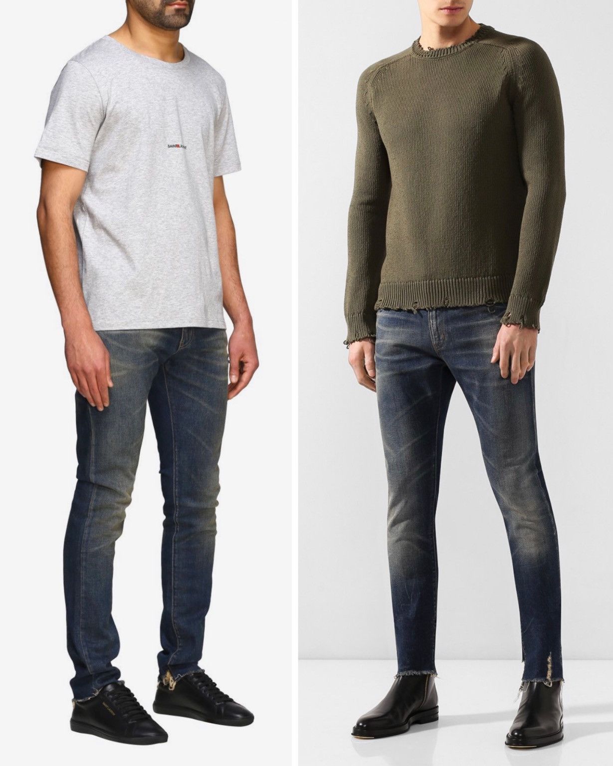 Saint Laurent Paris SS20 D03 Raw Hem Vintage Denim sz29/30/31/32/33 Size US 30 / EU 46 - 12 Thumbnail