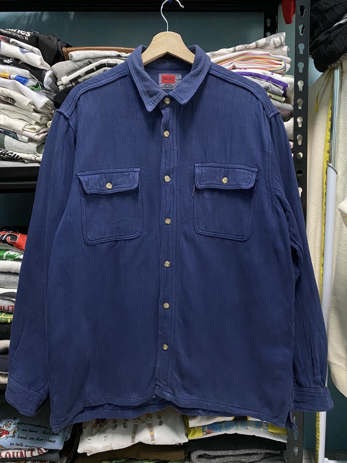 Hanes × Japanese Brand HANES BUTTON UP SHIRT Size US M / EU 48-50 / 2 - 1 Thumbnail