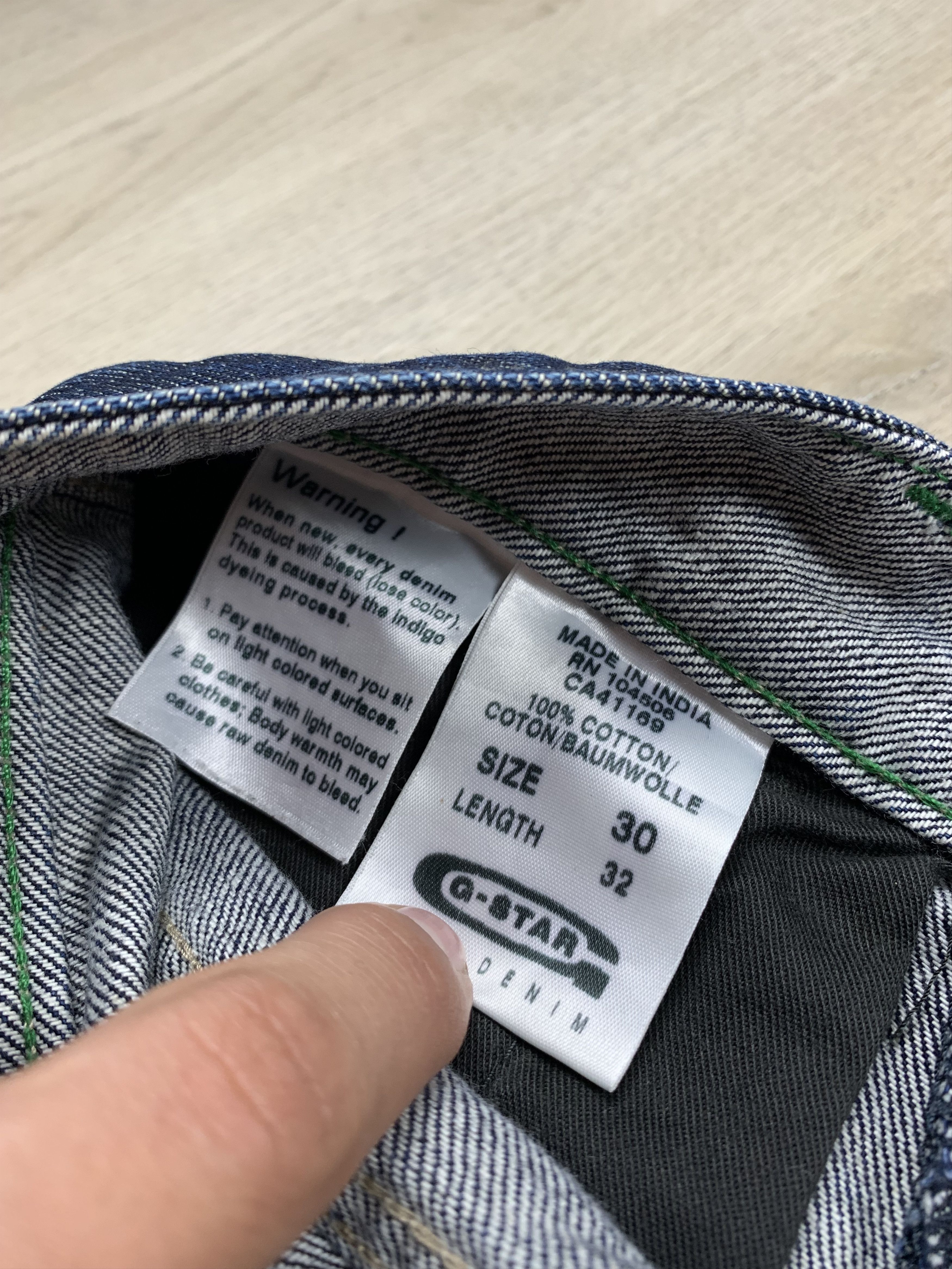 G-Star G Star Raw Mens Elwood Denim Pants Double Knee Jeans Size US 30 / EU 46 - 3 Thumbnail