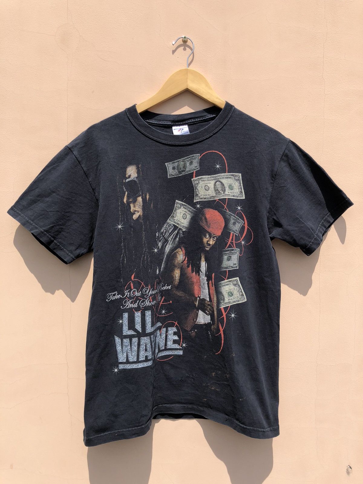 Lil Wayne Vintage 2000s Lil Wayne Faded Tee (Travis Scott 50 Cent) Size US M / EU 48-50 / 2 - 2 Thumbnail