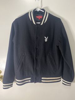 Supreme Playboy Varsity Jacket | Grailed