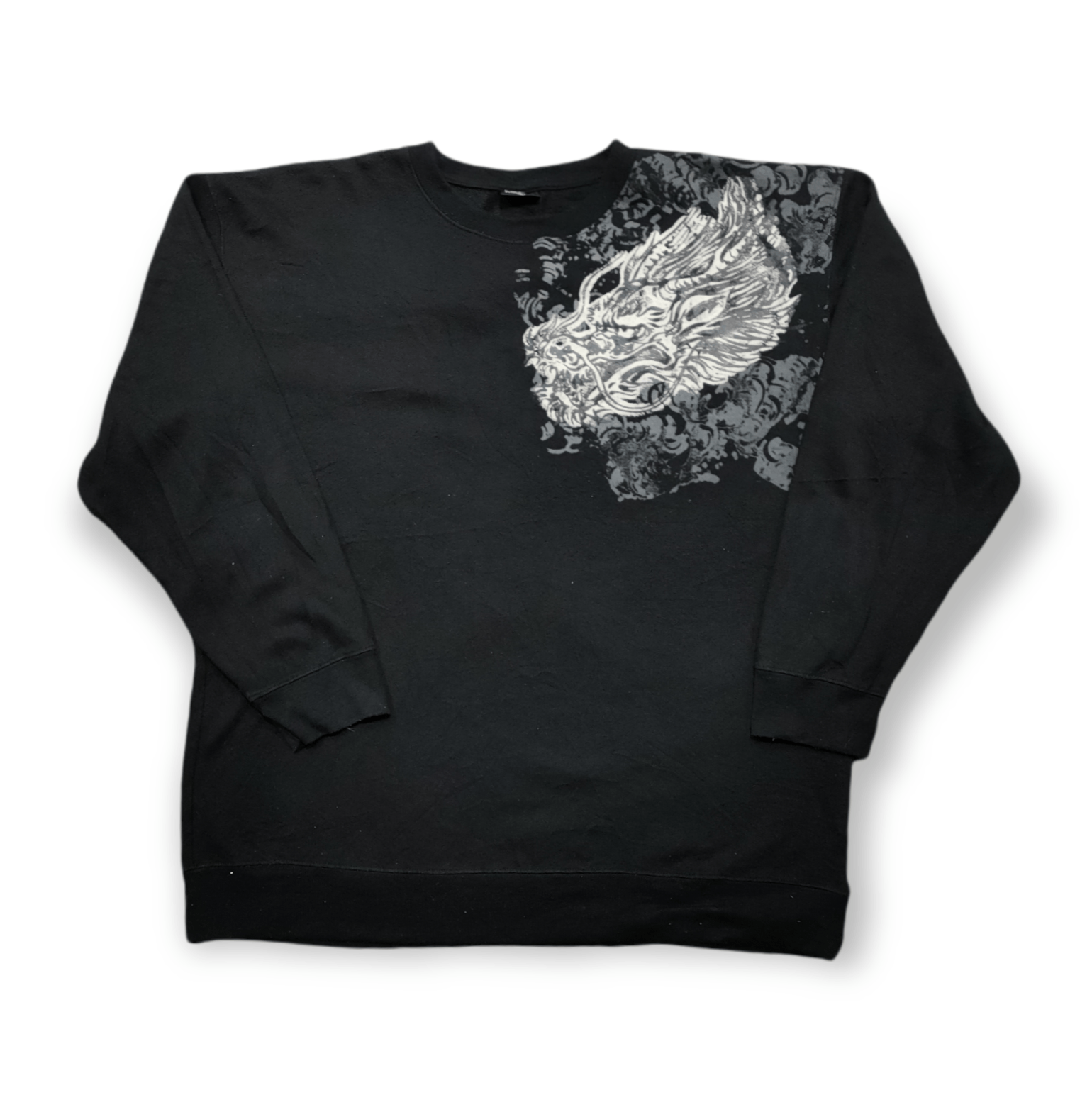 Japanese Brand × Vintage Vintage Bullet Noise Dragon Big Print Sweatshirt Size US XXL / EU 58 / 5 - 2 Thumbnail