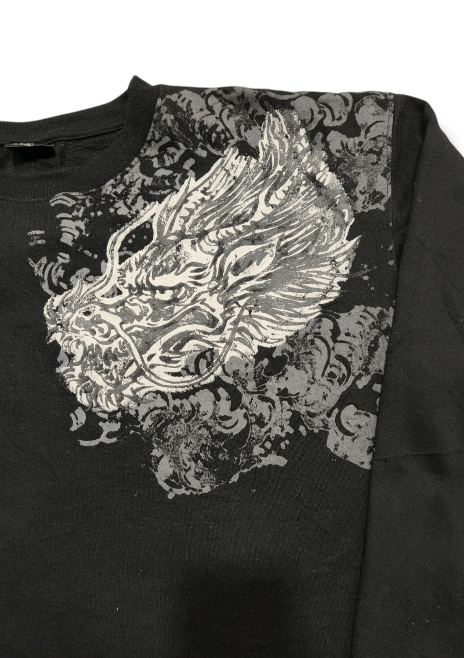Japanese Brand × Vintage Vintage Bullet Noise Dragon Big Print Sweatshirt Size US XXL / EU 58 / 5 - 4 Thumbnail