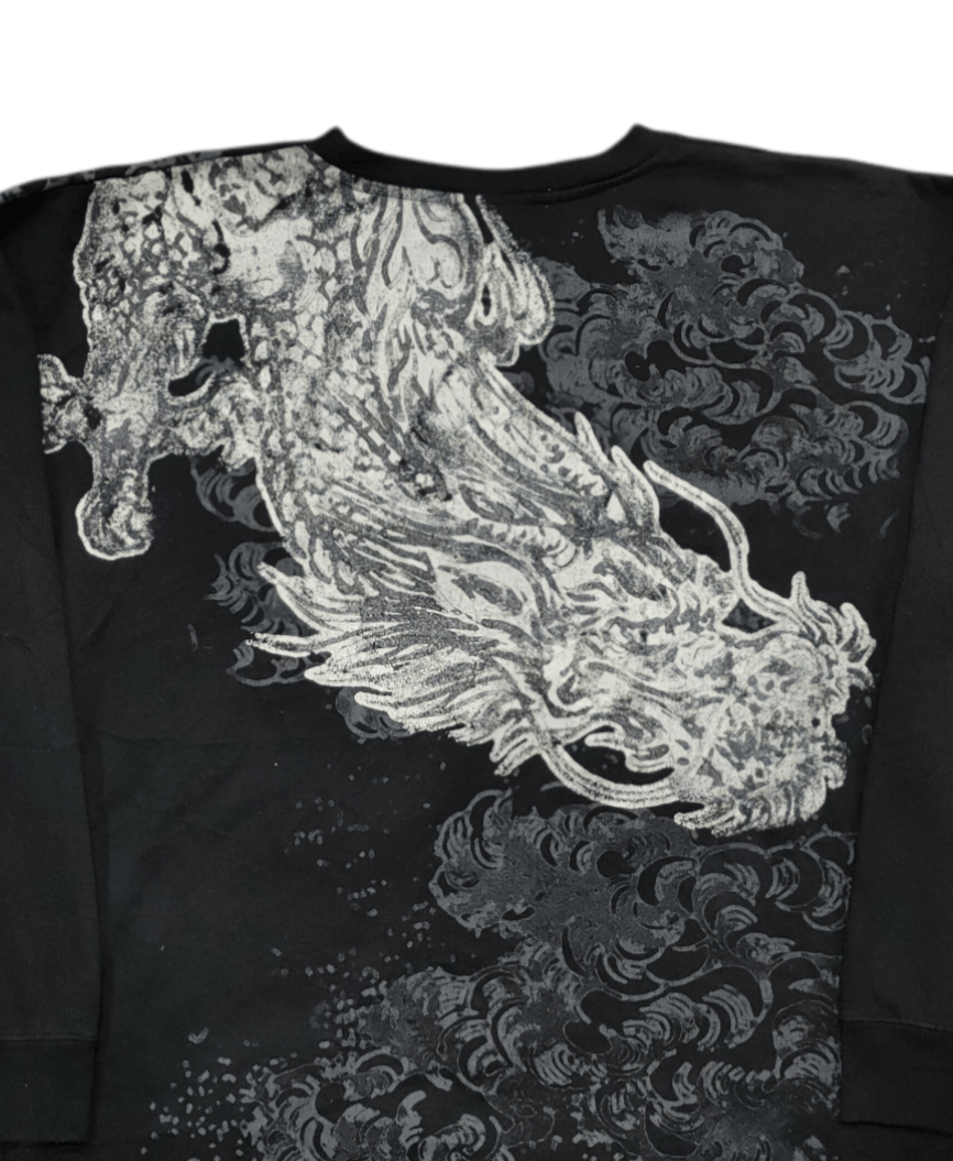 Japanese Brand × Vintage Vintage Bullet Noise Dragon Big Print Sweatshirt Size US XXL / EU 58 / 5 - 3 Thumbnail