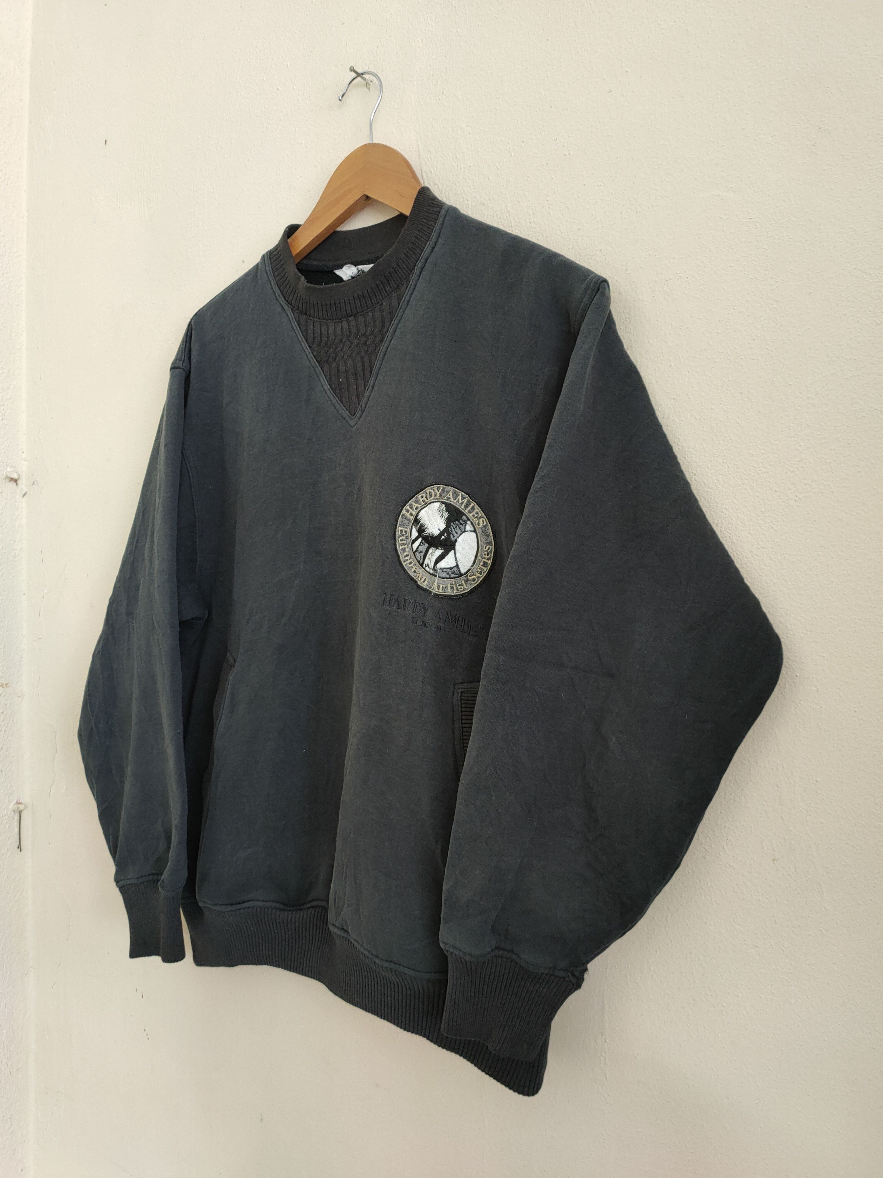 Hardy Amies × Vintage Vintage Hardy Amies London pullover Sweatshirt Size US L / EU 52-54 / 3 - 4 Thumbnail