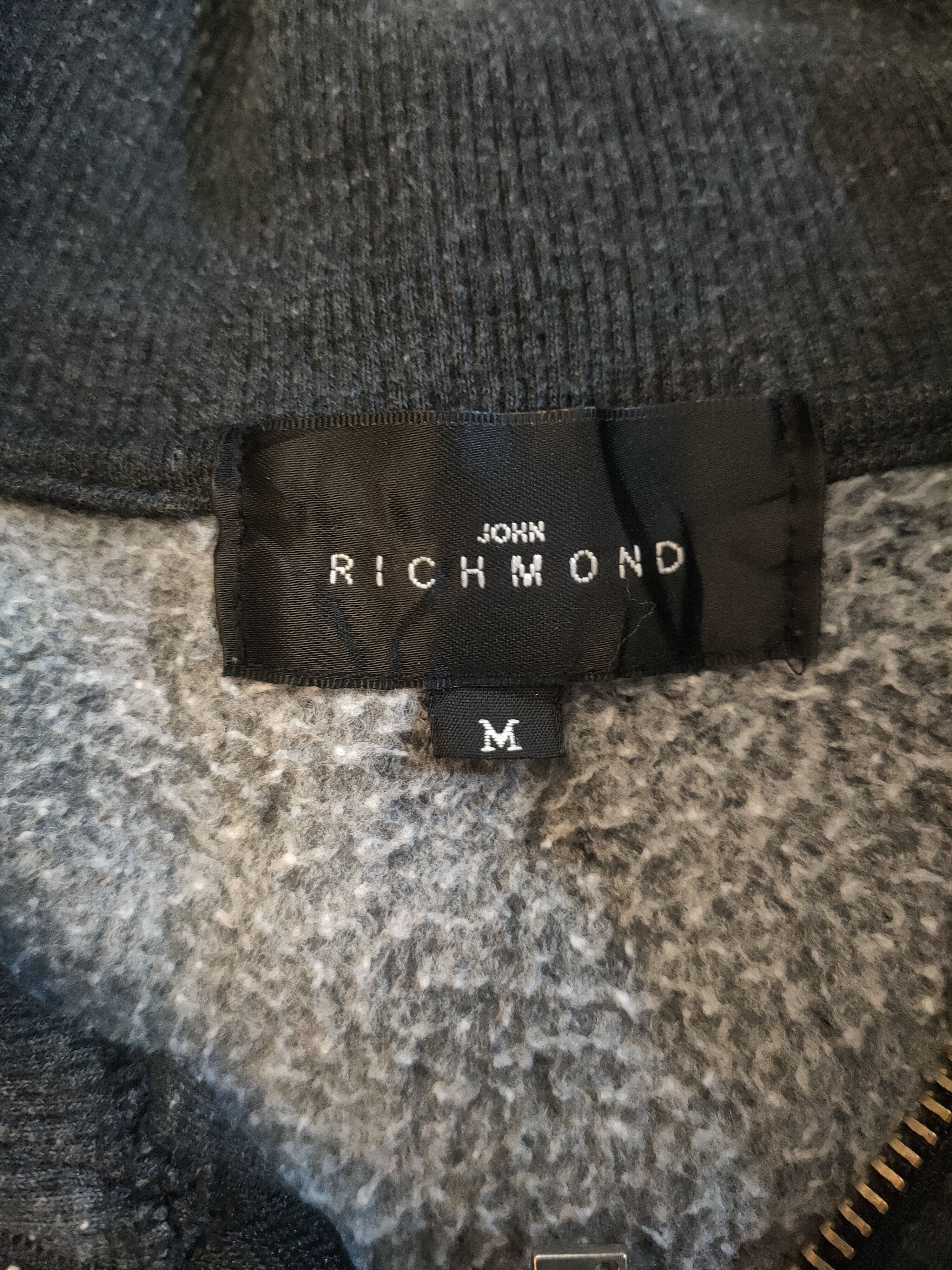 John Richmond × Vintage Vintage 🔥 John Richmond Skull Zipup Sweaters Size US M / EU 48-50 / 2 - 6 Thumbnail