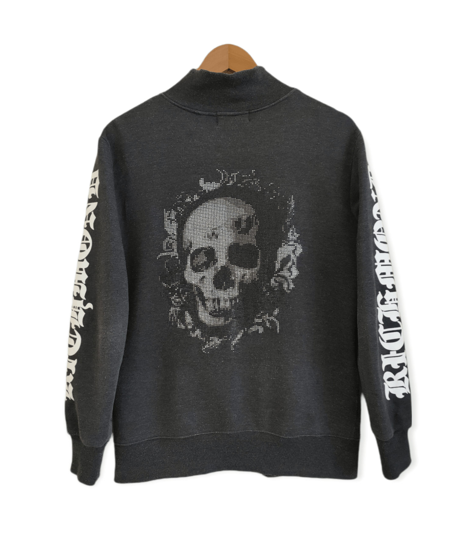 John Richmond × Vintage Vintage 🔥 John Richmond Skull Zipup Sweaters Size US M / EU 48-50 / 2 - 1 Thumbnail