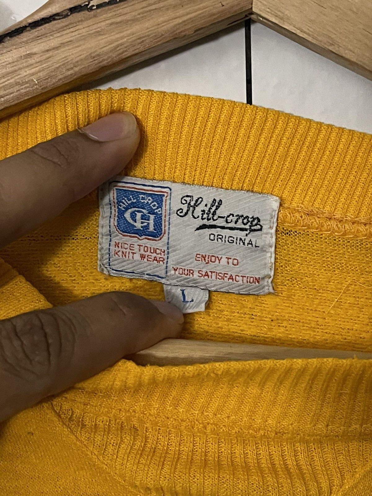 Japanese Brand × Vintage Vintage Sideslip E Spell Out Crewneck Sweatshirt Size US M / EU 48-50 / 2 - 6 Thumbnail