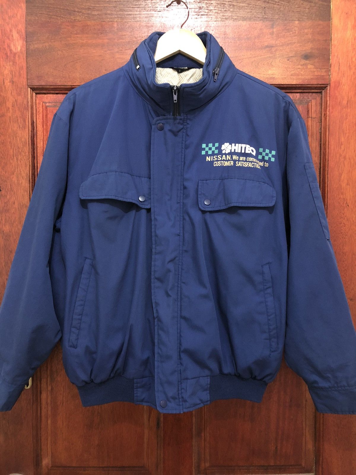 Gear for Sports × Sports Specialties 🇯🇵 Vintage Nissan Hiteq Shiroya Bomber Jacket Made Japan Size US L / EU 52-54 / 3 - 2 Thumbnail