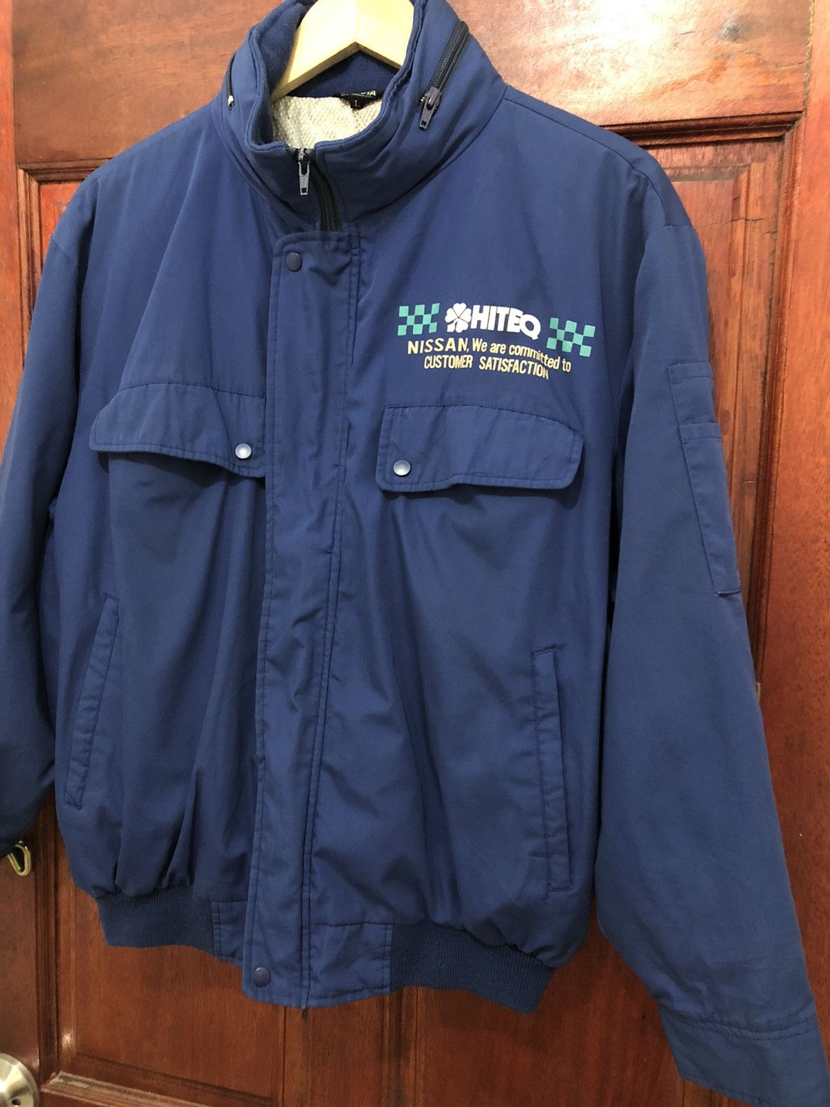 Gear for Sports × Sports Specialties 🇯🇵 Vintage Nissan Hiteq Shiroya Bomber Jacket Made Japan Size US L / EU 52-54 / 3 - 5 Thumbnail