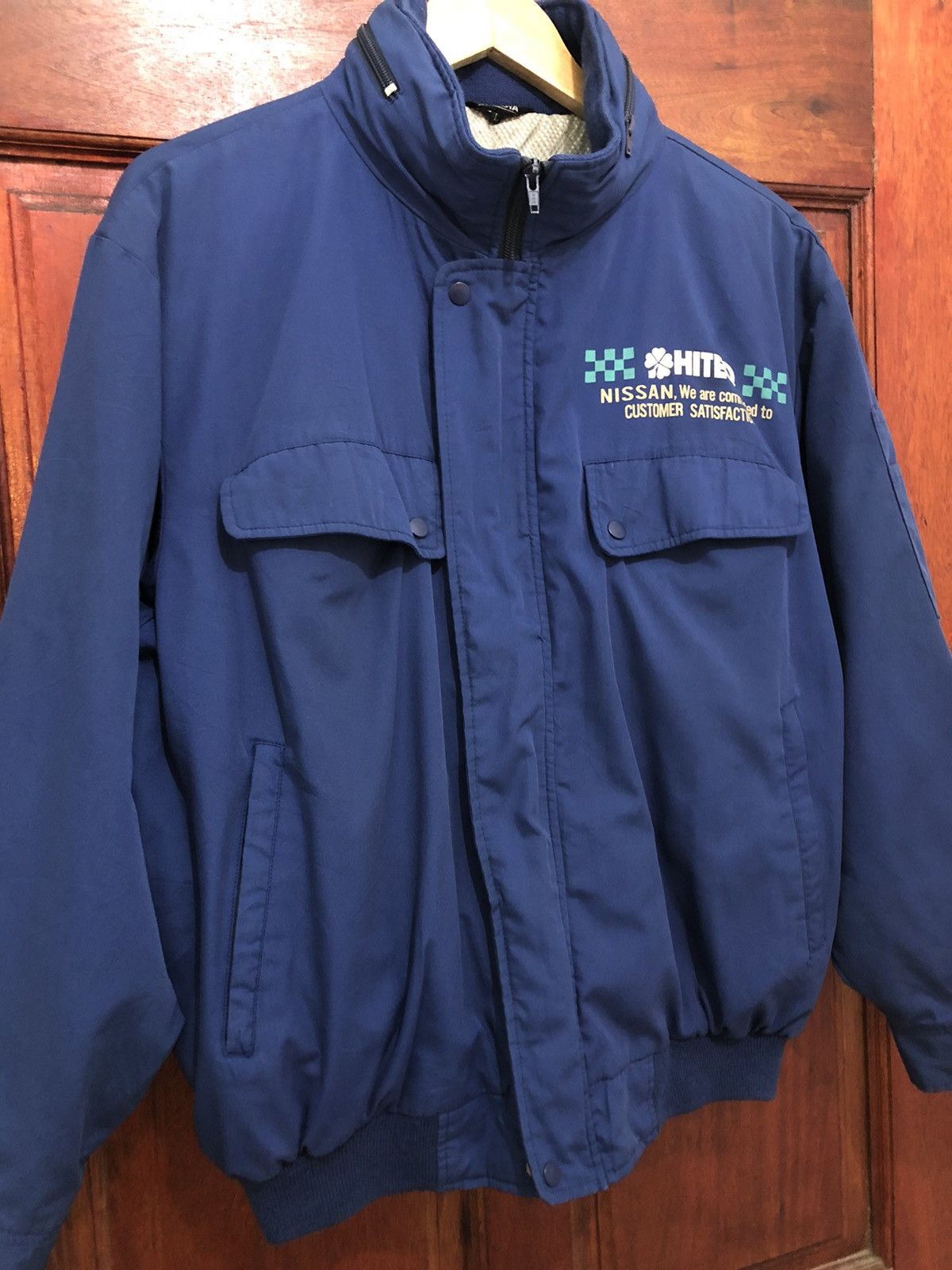 Gear for Sports × Sports Specialties 🇯🇵 Vintage Nissan Hiteq Shiroya Bomber Jacket Made Japan Size US L / EU 52-54 / 3 - 4 Thumbnail