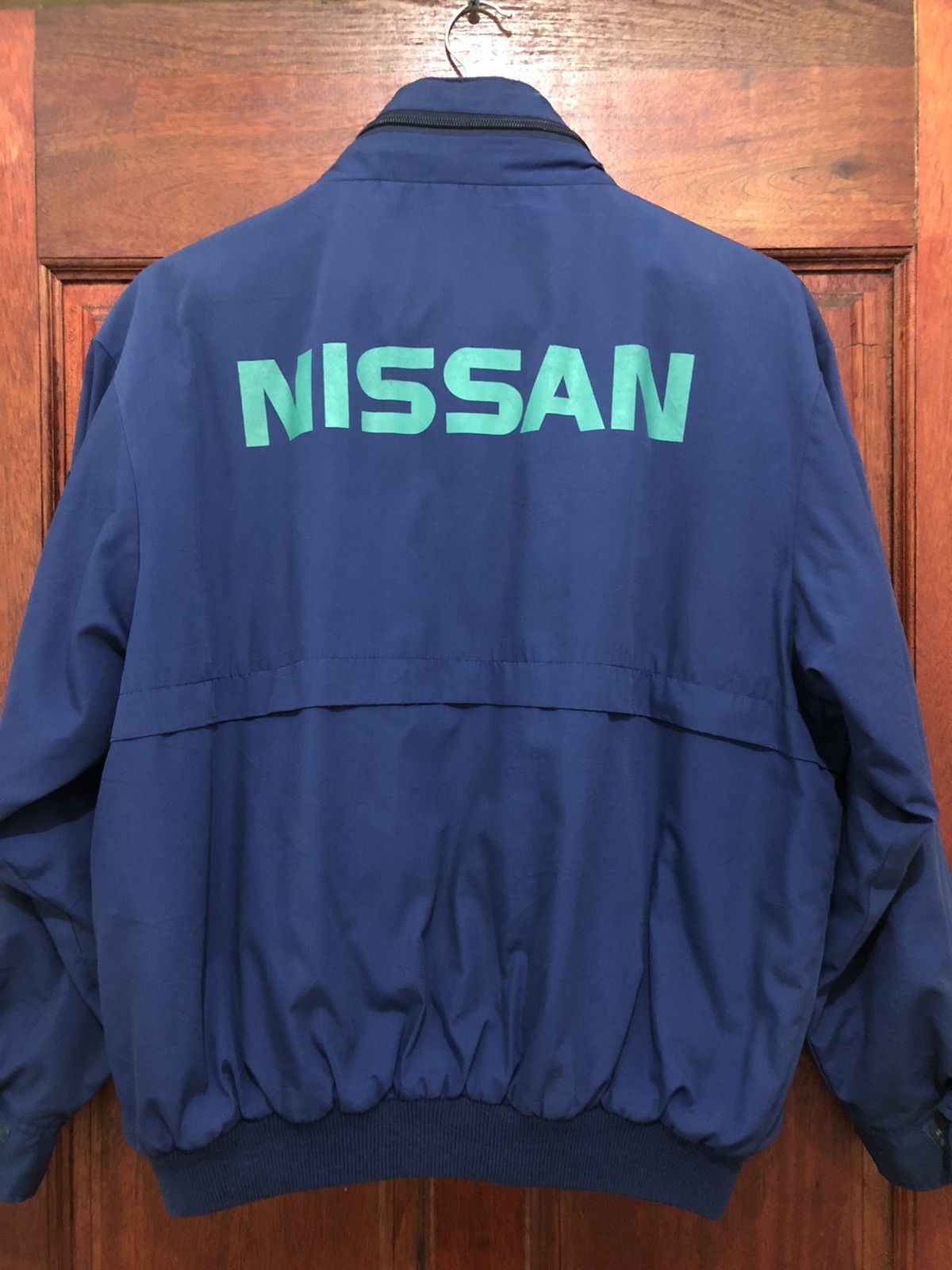 image of Gear For Sports x Sports Specialties Vintage Nissan Hiteq Shiroya Bomber Jacket Made Japan in Blue 