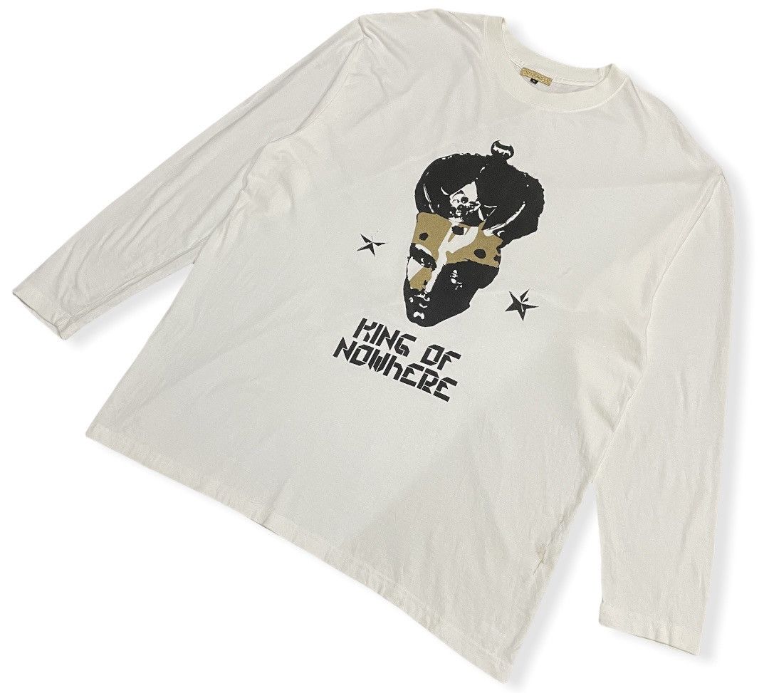 20471120 × Beauty Beast × Japanese Brand Distressed MilkBoy King Of No Where Double Sided Print Tee Size US XL / EU 56 / 4 - 3 Thumbnail