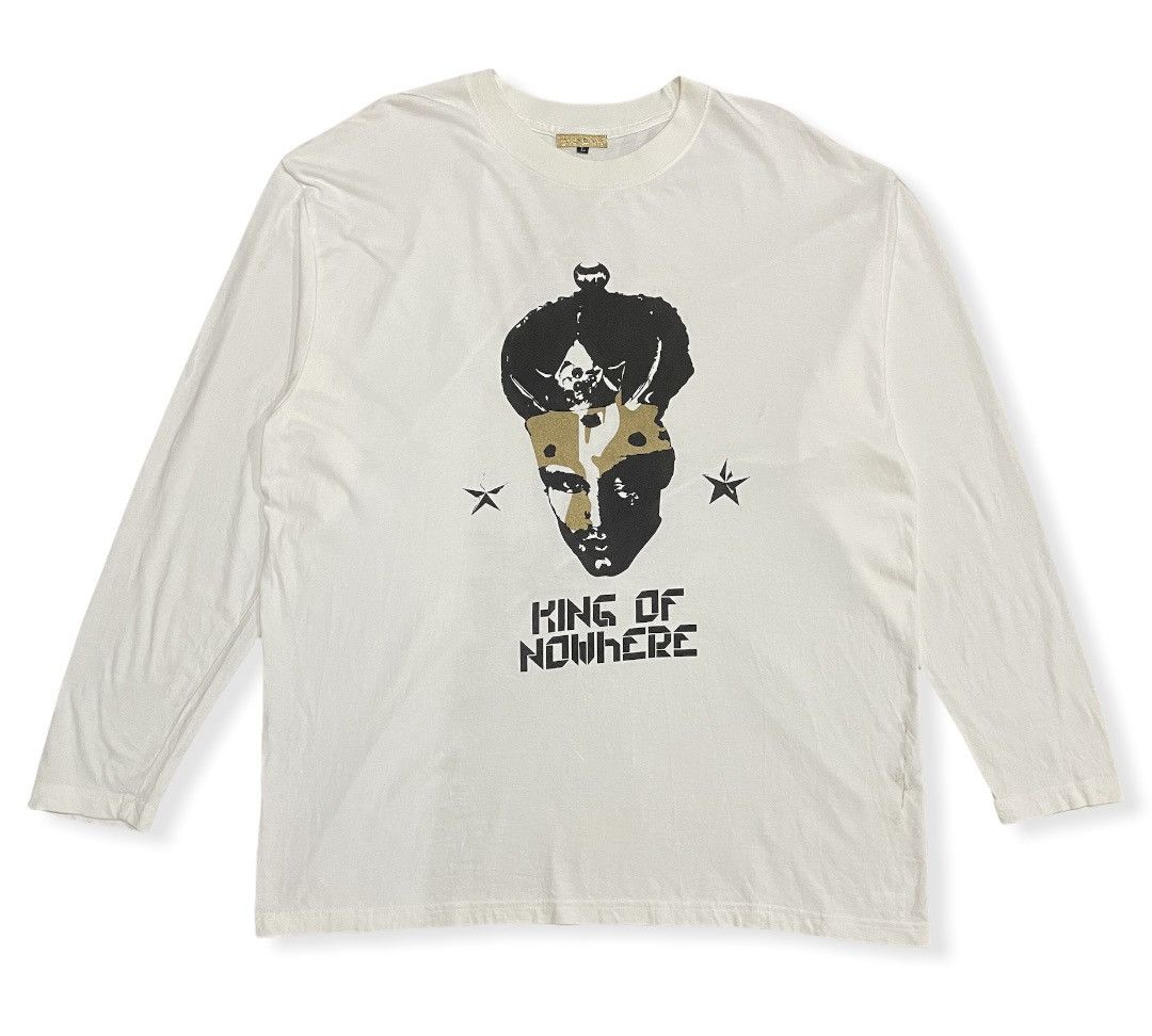 20471120 × Beauty Beast × Japanese Brand Distressed MilkBoy King Of No Where Double Sided Print Tee Size US XL / EU 56 / 4 - 2 Thumbnail