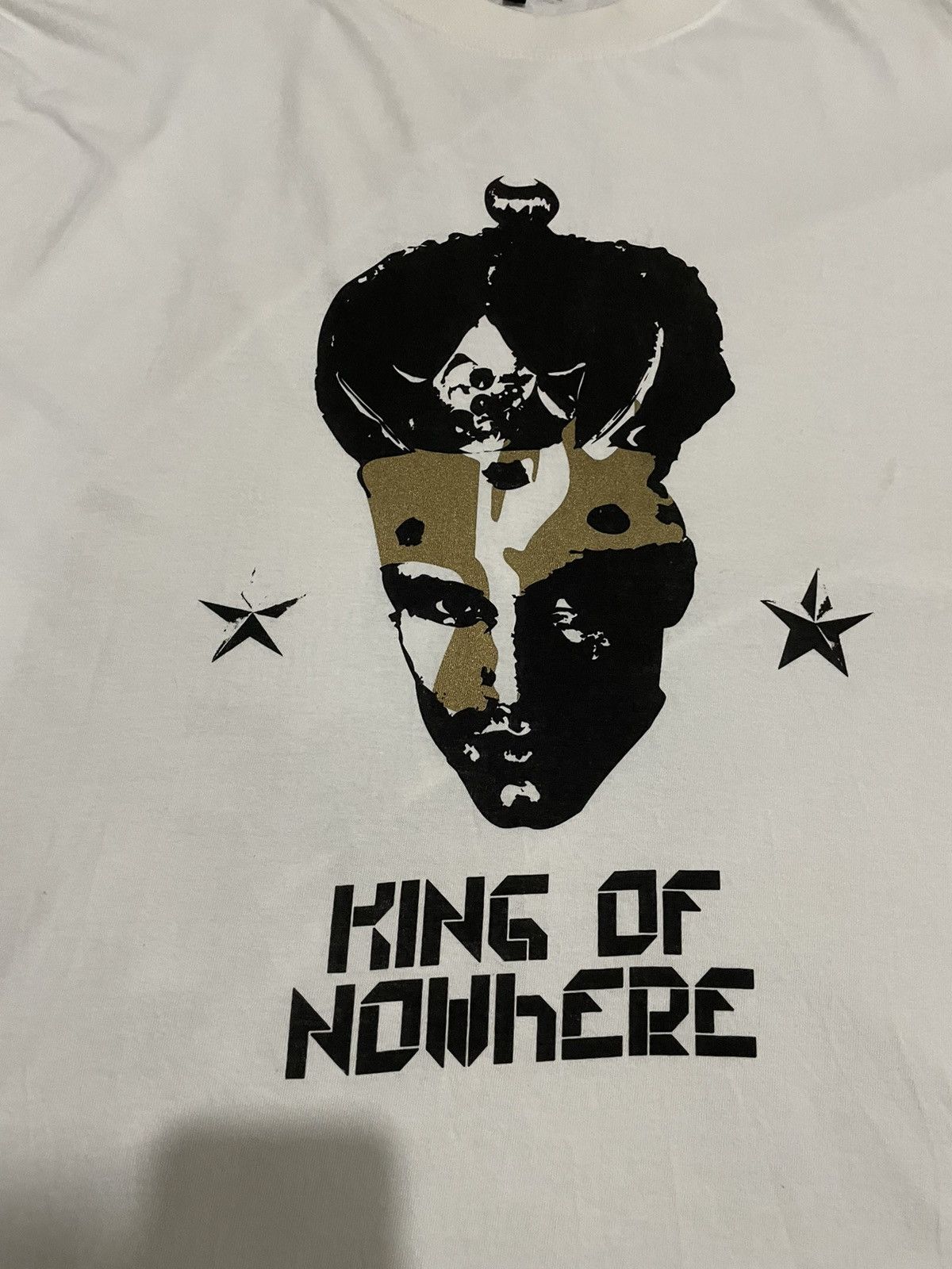 20471120 × Beauty Beast × Japanese Brand Distressed MilkBoy King Of No Where Double Sided Print Tee Size US XL / EU 56 / 4 - 8 Thumbnail