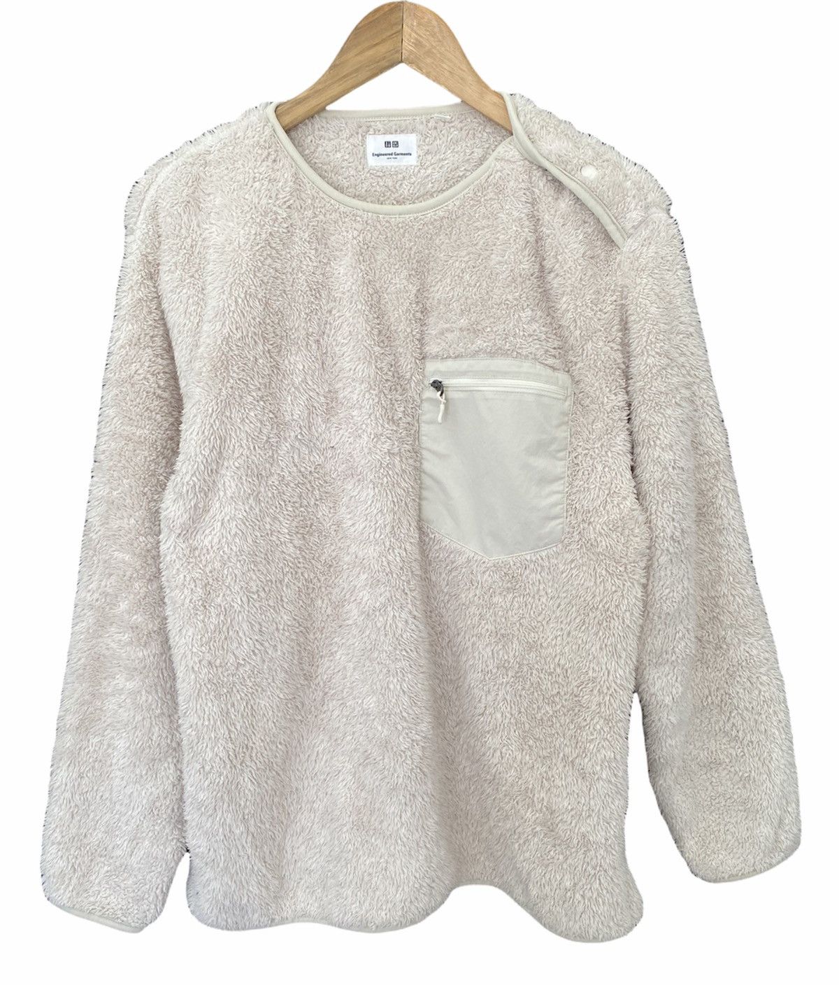Engineered Garments Iconic Engineered Garments Fleece Pullover White Jacket Size US L / EU 52-54 / 3 - 1 Thumbnail