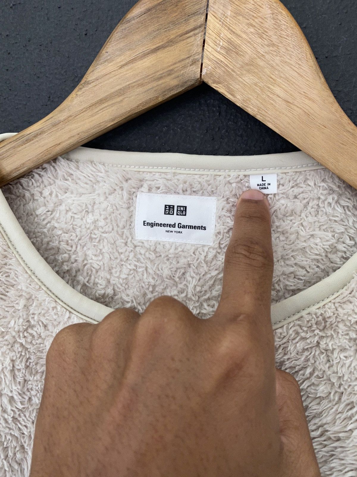 Engineered Garments Iconic Engineered Garments Fleece Pullover White Jacket Size US L / EU 52-54 / 3 - 6 Thumbnail