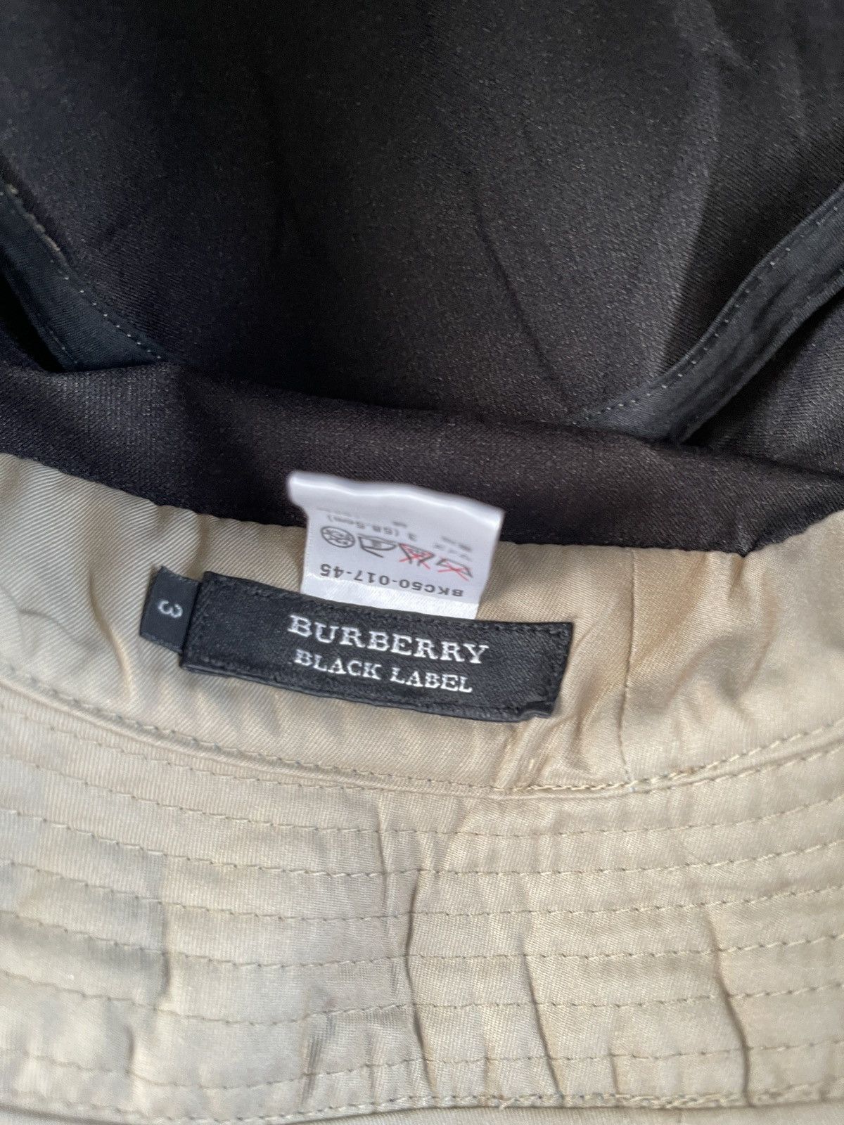 Burberry Y2K Burberry Black Label Bucket Hat Summer Size ONE SIZE - 4 Thumbnail