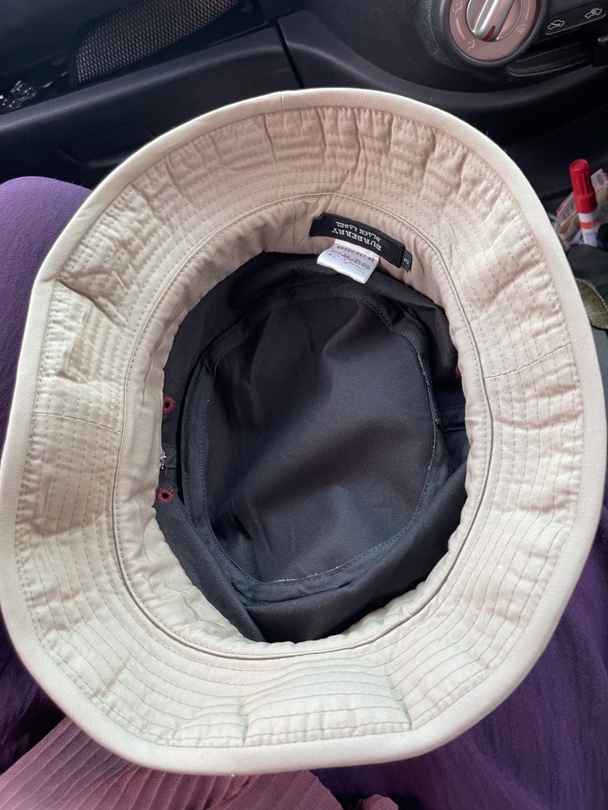 Burberry Y2K Burberry Black Label Bucket Hat Summer Size ONE SIZE - 3 Thumbnail