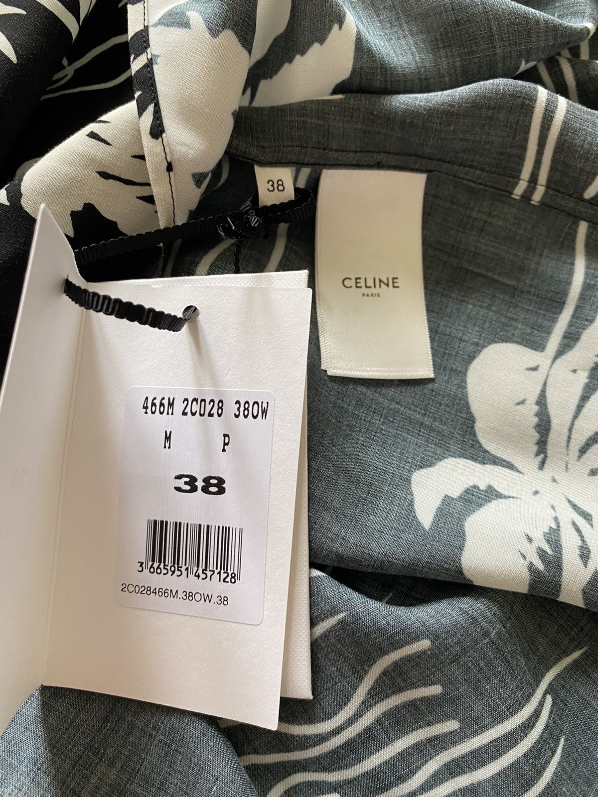 Celine *Grail* SS21 Celine palm tree Hawaiian shirt $840 🤑 Hedi 🤑 Size US M / EU 48-50 / 2 - 6 Thumbnail