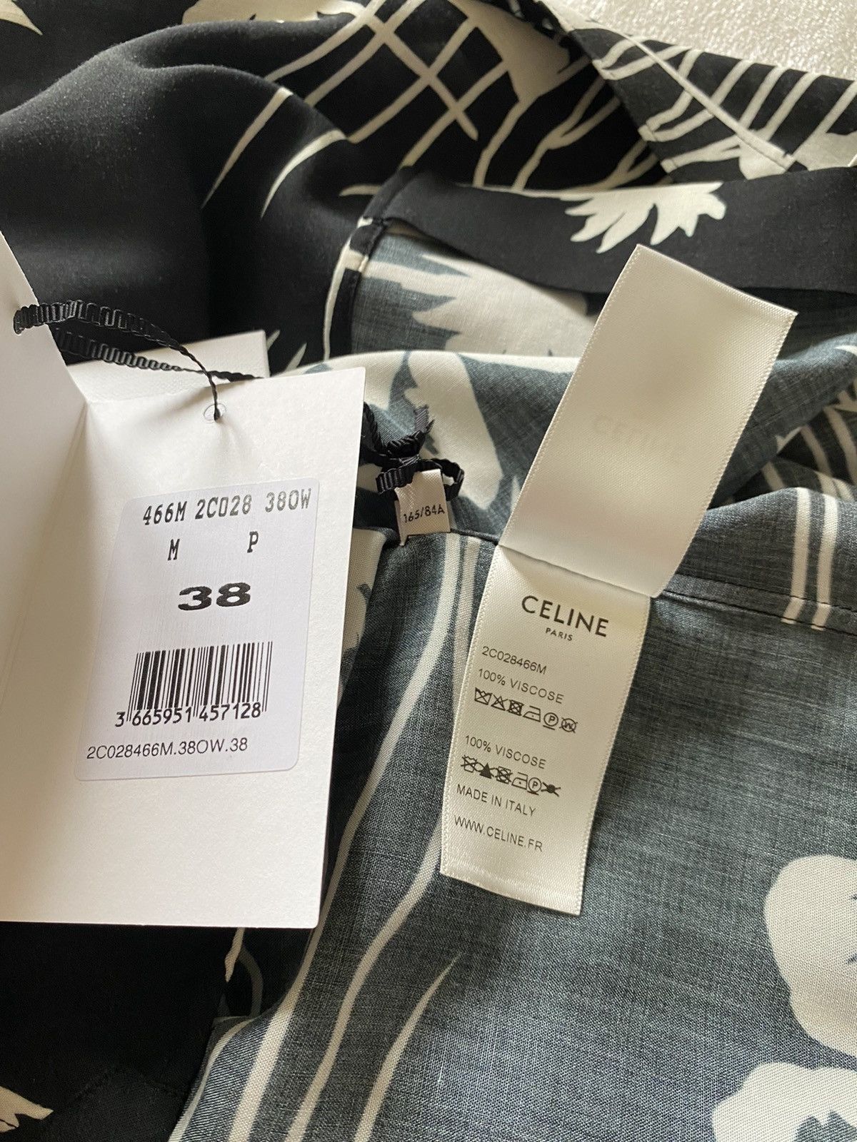 Celine *Grail* SS21 Celine palm tree Hawaiian shirt $840 🤑 Hedi 🤑 Size US M / EU 48-50 / 2 - 7 Thumbnail