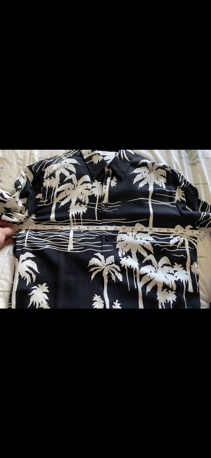 Celine *Grail* SS21 Celine palm tree Hawaiian shirt $840 🤑 Hedi 🤑 Size US M / EU 48-50 / 2 - 17 Thumbnail
