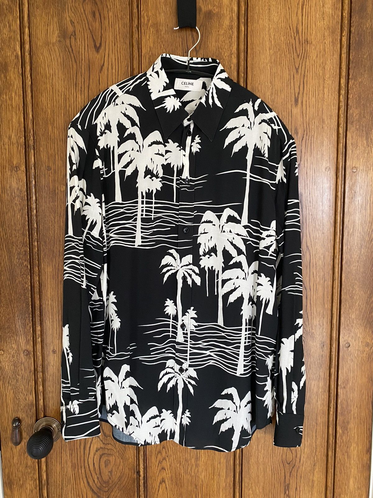 Celine *Grail* SS21 Celine palm tree Hawaiian shirt $840 🤑 Hedi 🤑 Size US M / EU 48-50 / 2 - 2 Thumbnail