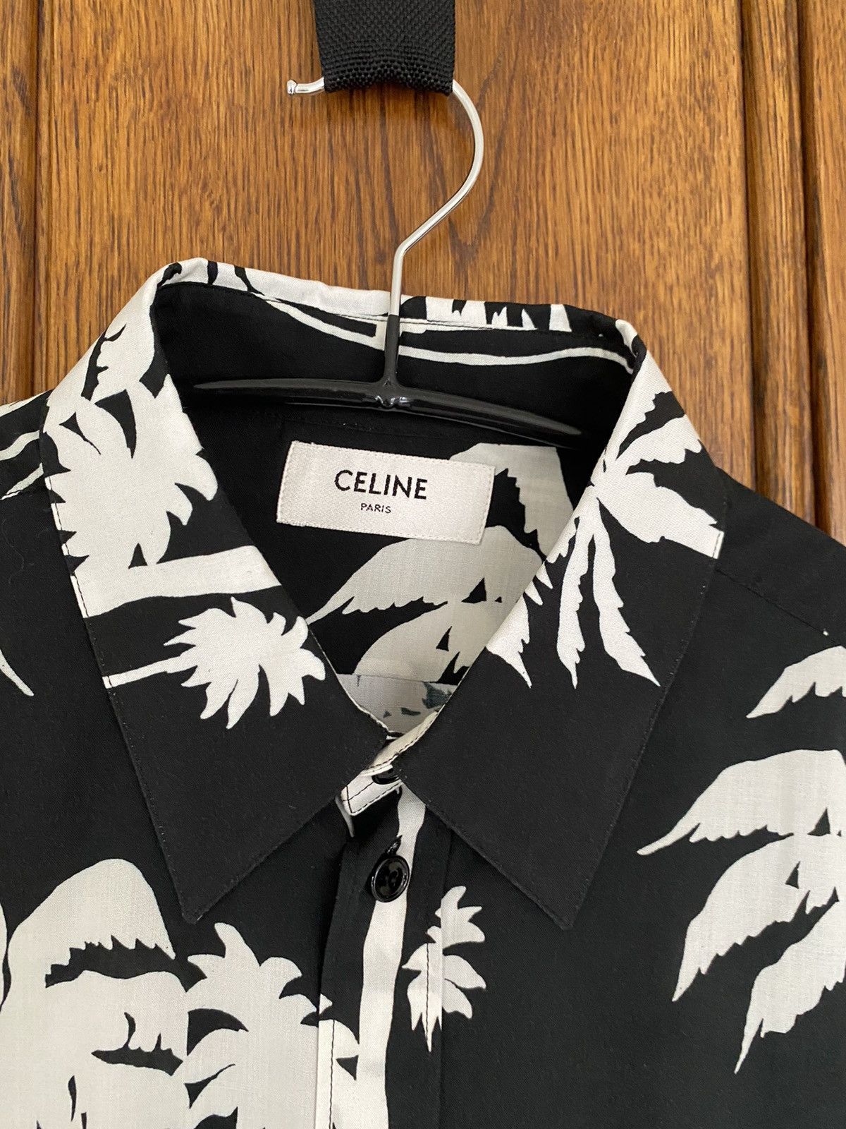 Celine *Grail* SS21 Celine palm tree Hawaiian shirt $840 🤑 Hedi 🤑 Size US M / EU 48-50 / 2 - 9 Thumbnail