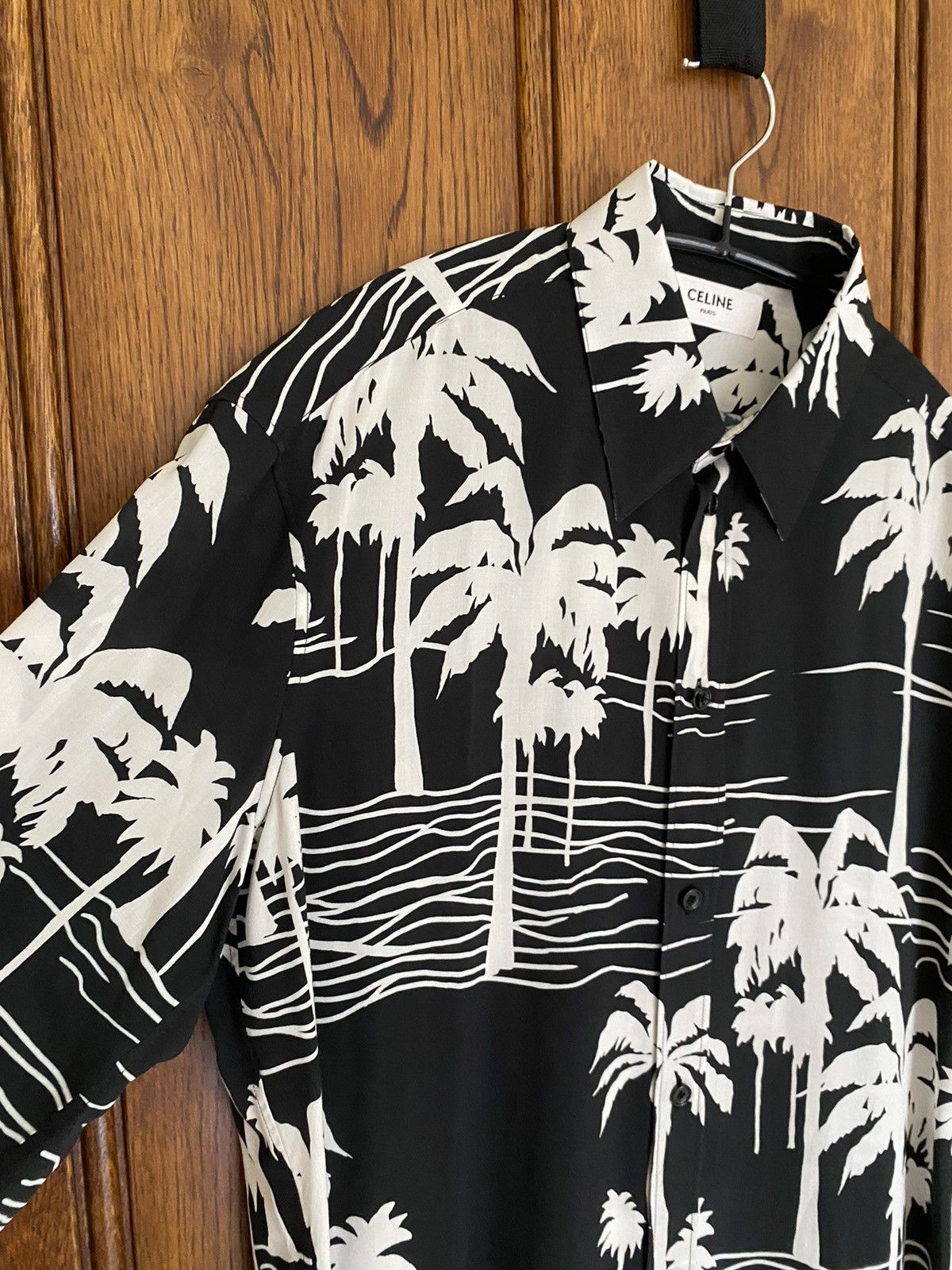 Celine *Grail* SS21 Celine palm tree Hawaiian shirt $840 🤑 Hedi 🤑 Size US M / EU 48-50 / 2 - 3 Thumbnail