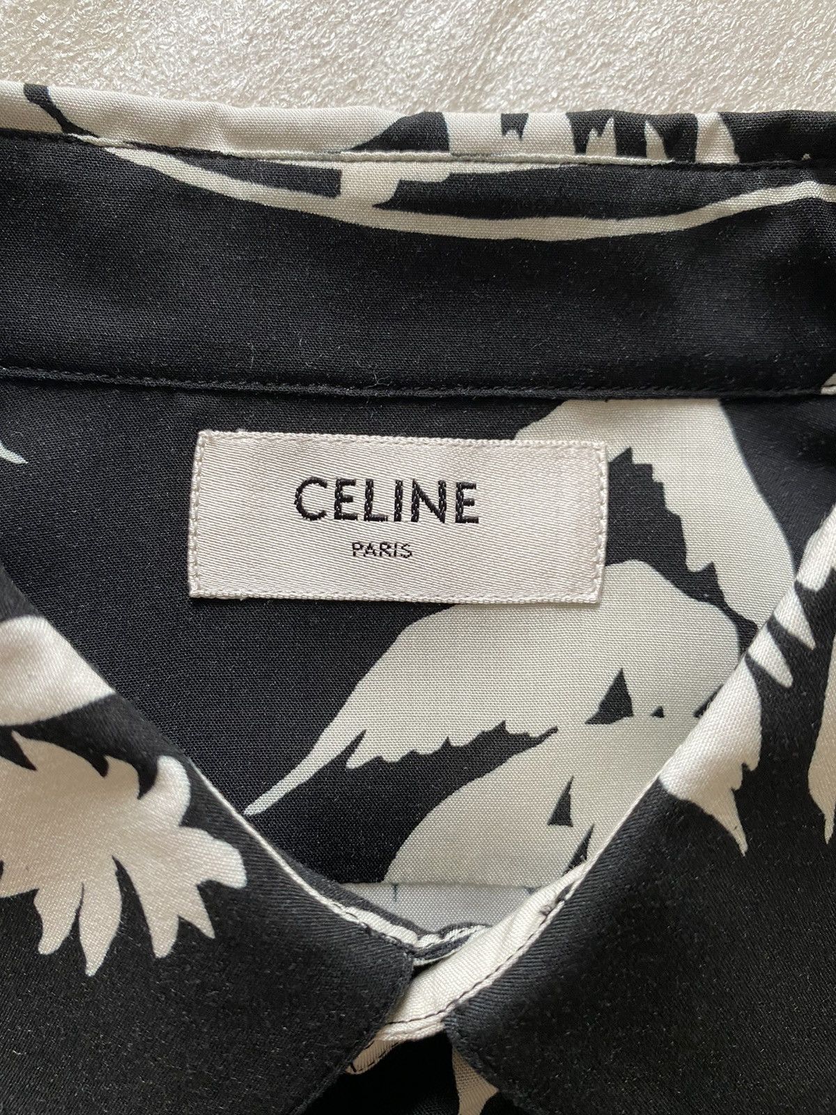 Celine *Grail* SS21 Celine palm tree Hawaiian shirt $840 🤑 Hedi 🤑 Size US M / EU 48-50 / 2 - 4 Thumbnail