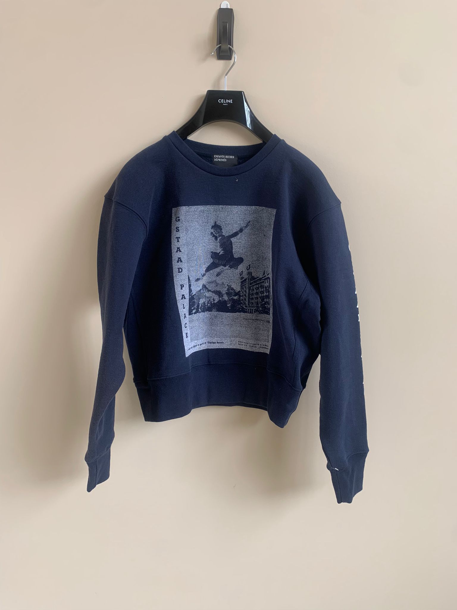Enfants Riches Deprimes Oversized Crewneck in Navy Size US S / EU 44-46 / 1 - 1 Thumbnail