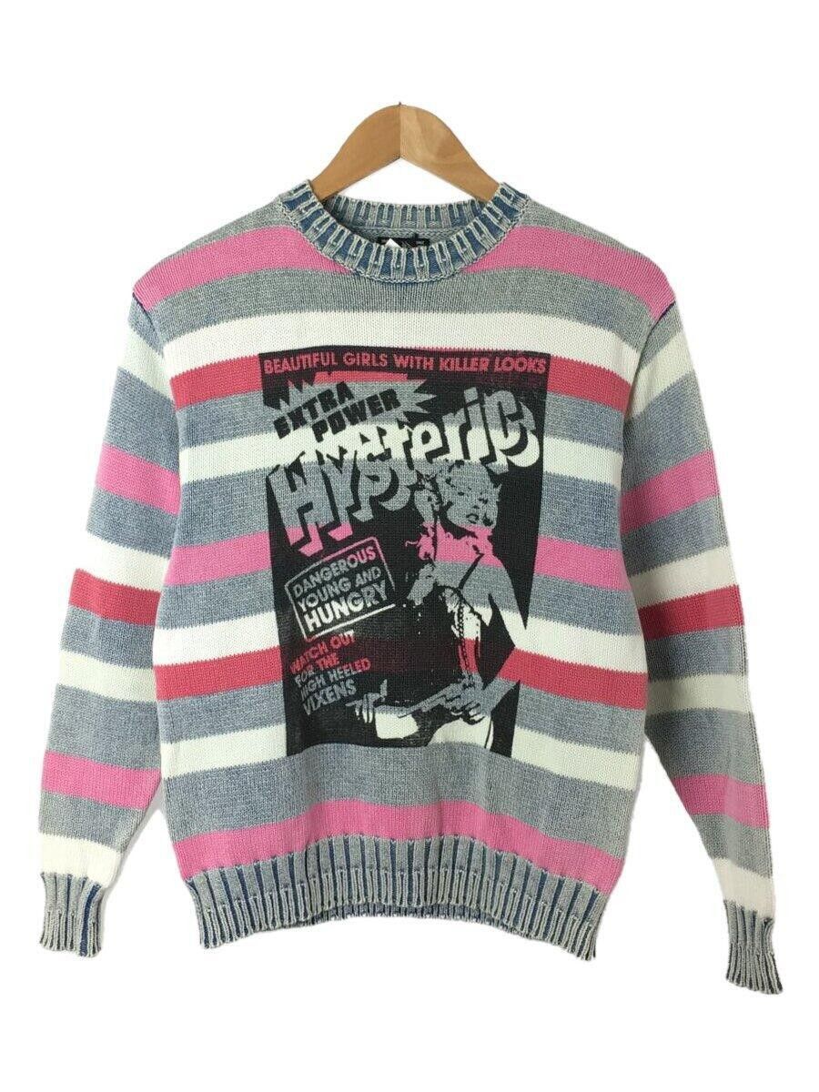 Hysteric Magazine Printed Striped Knit Sweater
