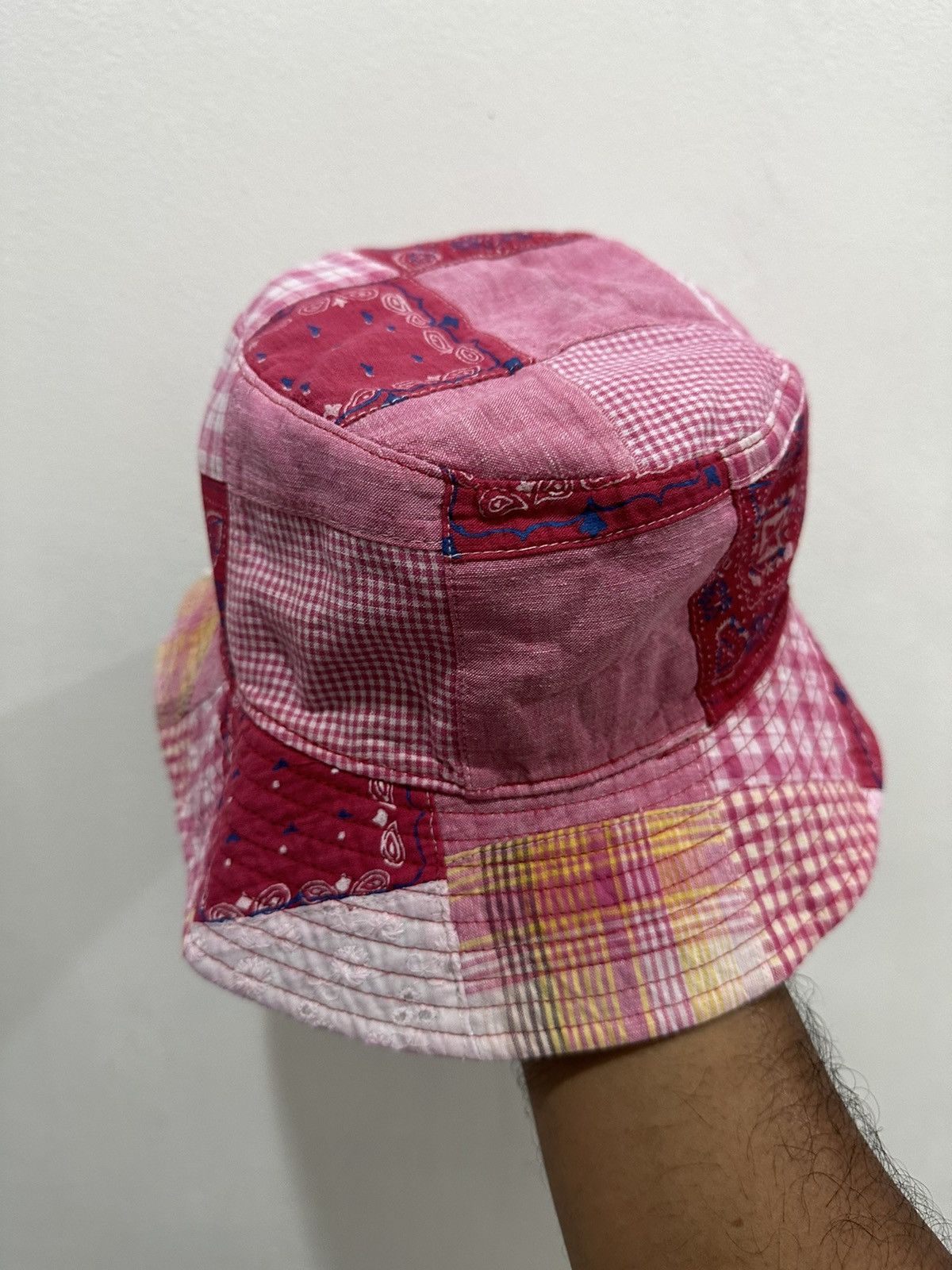 Japanese Brand VTG Patchwork Paisley Reversible Bucket Hat Size ONE SIZE - 3 Thumbnail