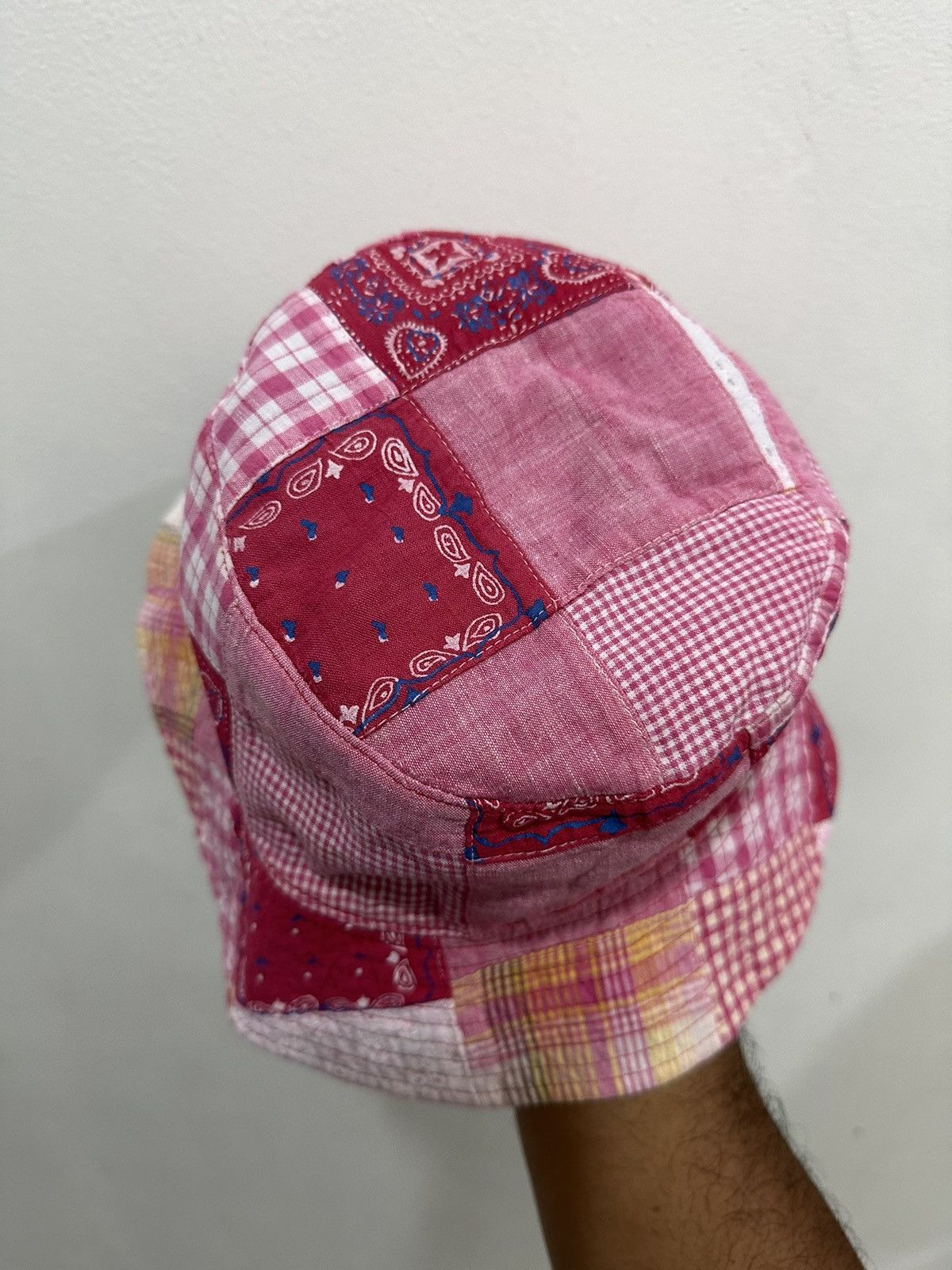 Japanese Brand VTG Patchwork Paisley Reversible Bucket Hat Size ONE SIZE - 4 Thumbnail