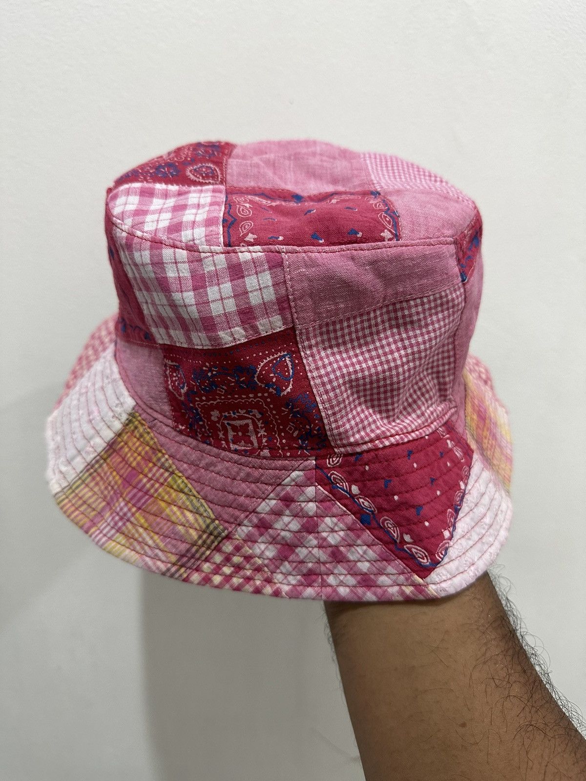 Japanese Brand VTG Patchwork Paisley Reversible Bucket Hat Size ONE SIZE - 1 Thumbnail