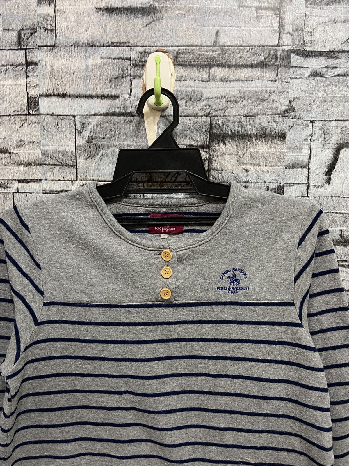 Japanese Brand Vintage Santa Barbara Polo stripe sweatshirt fit S Size S / US 4 / IT 40 - 3 Thumbnail