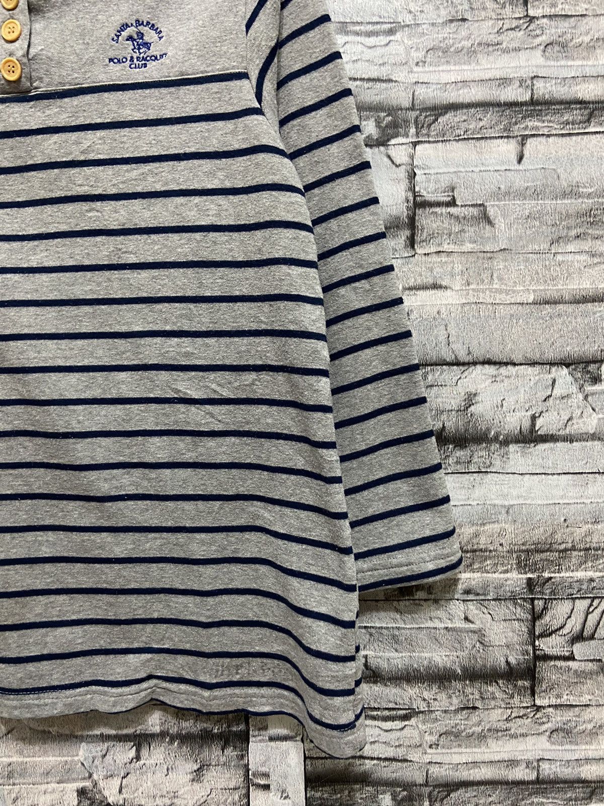 Japanese Brand Vintage Santa Barbara Polo stripe sweatshirt fit S Size S / US 4 / IT 40 - 6 Thumbnail