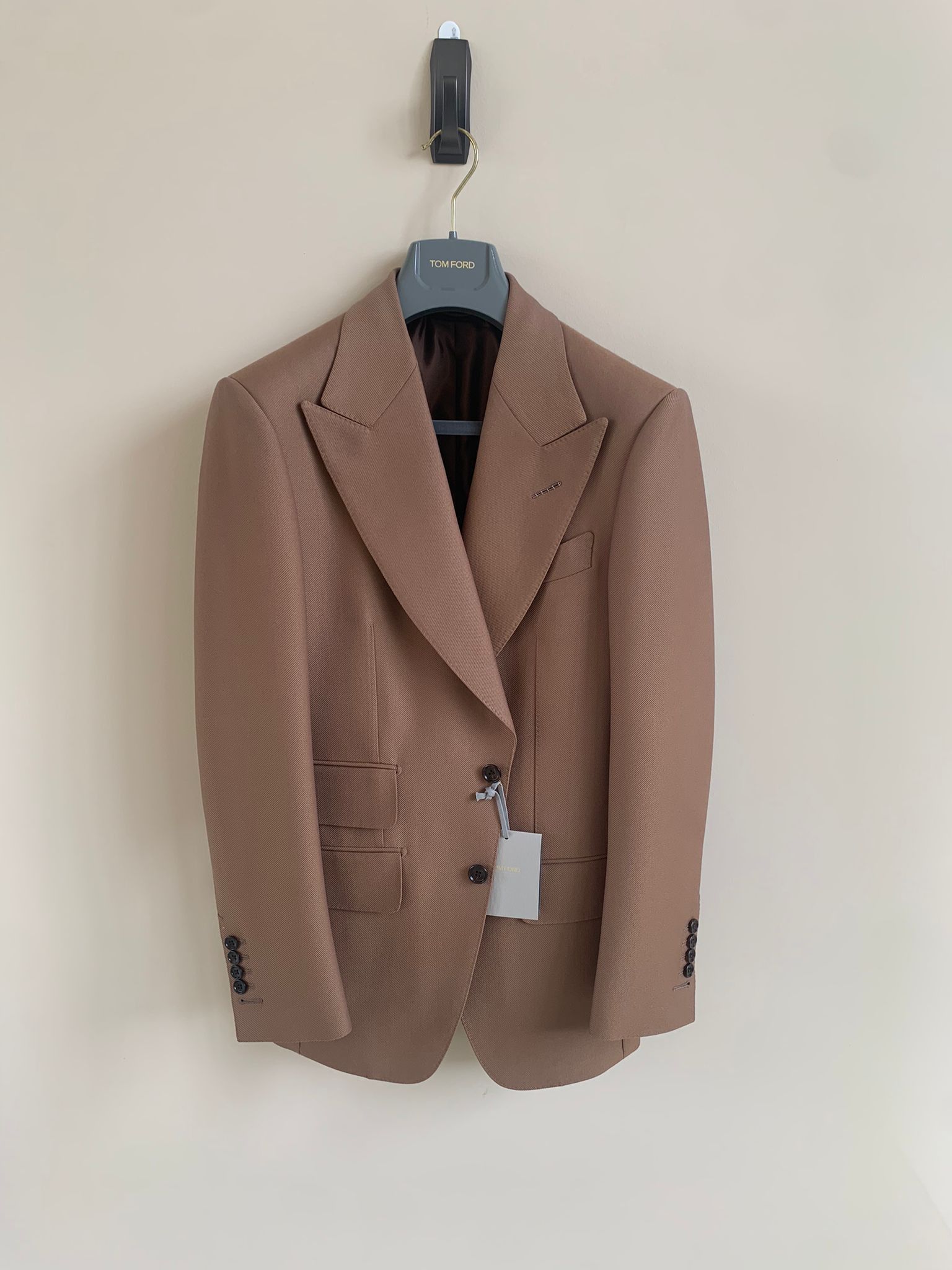 image of Tom Ford Atticus Blazer In Camel, Men's (Size Small)