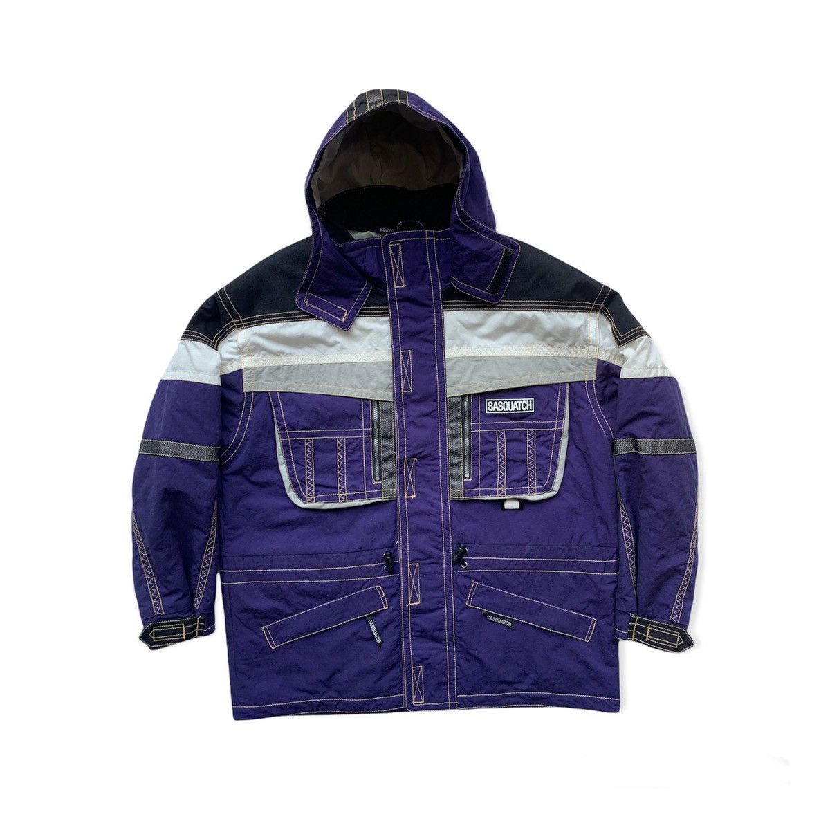 Vintage 🎿VINTAGE SASQUATCH JAPANA BEAUTIFUL Purple Ski Jacket Size US XXL / EU 58 / 5 - 3 Thumbnail