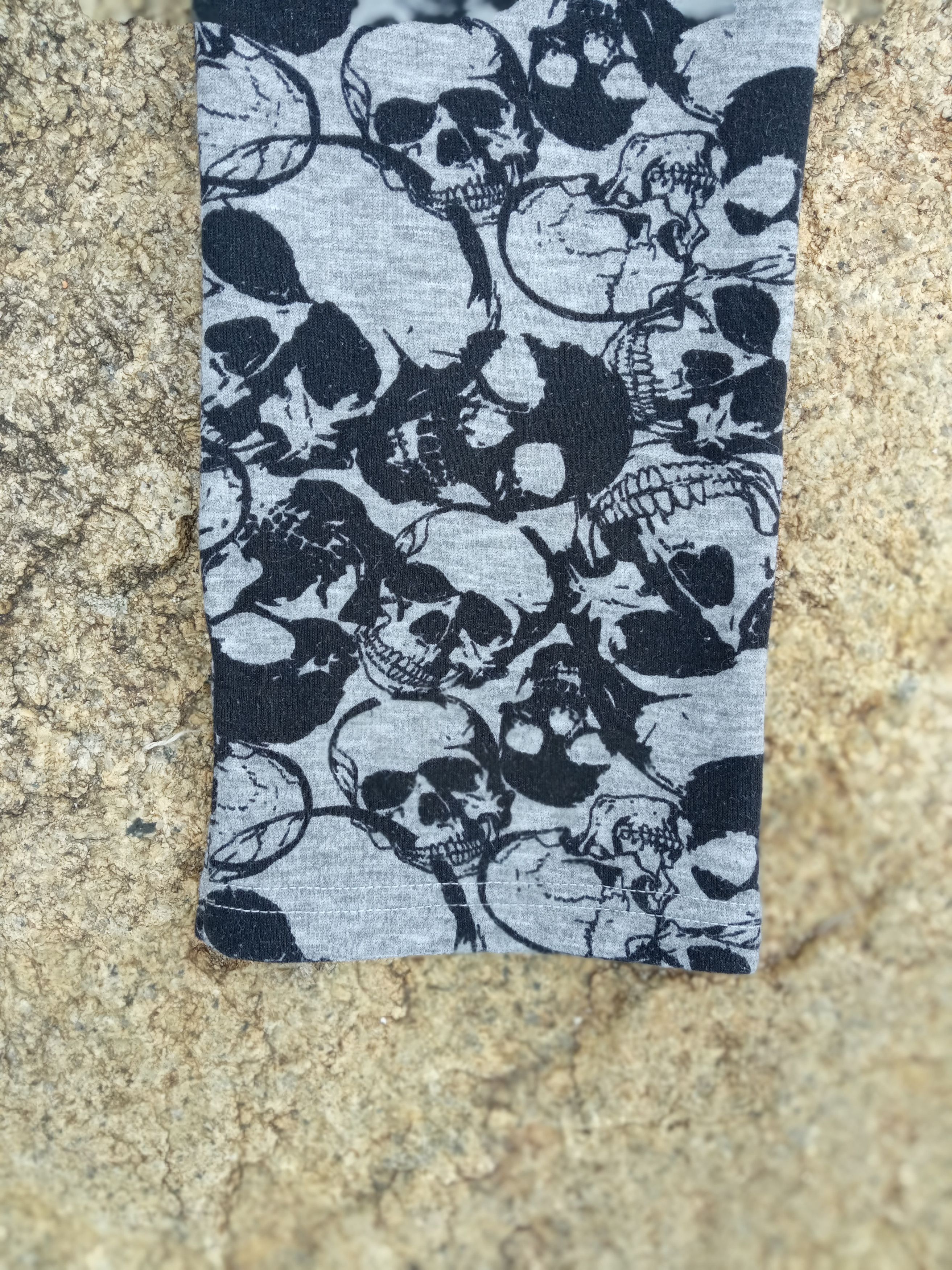 Japanese Brand Skull Full Printed Legging Size 28" / US 6 / IT 42 - 2 Thumbnail