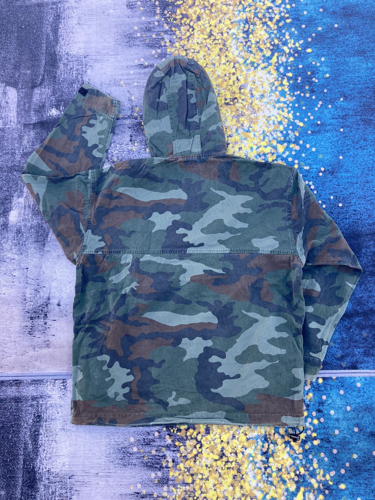 Japanese Brand Camouflage Flying Force Half Zipper/Anorak Size US L / EU 52-54 / 3 - 2 Thumbnail