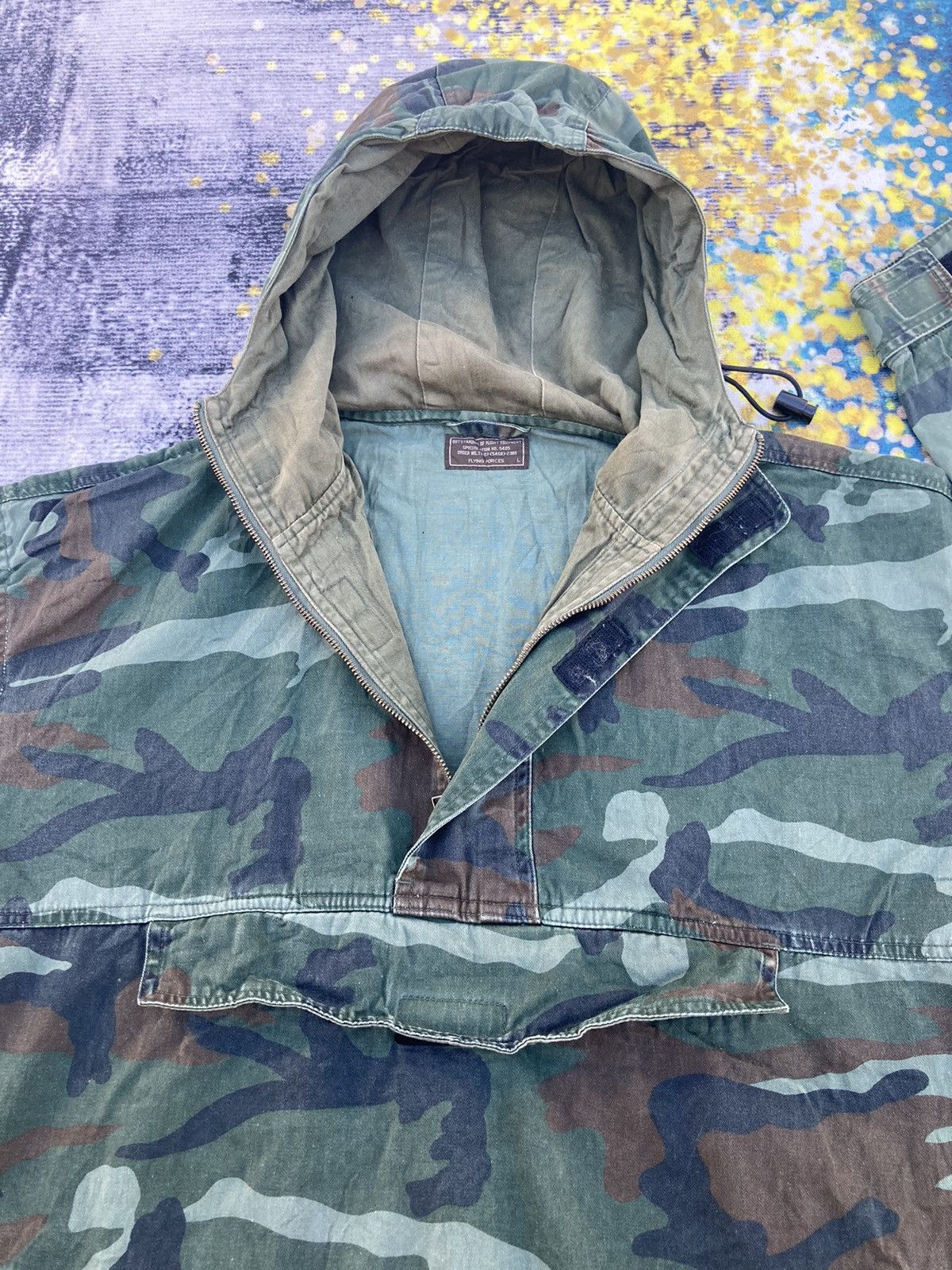 Japanese Brand Camouflage Flying Force Half Zipper/Anorak Size US L / EU 52-54 / 3 - 4 Thumbnail