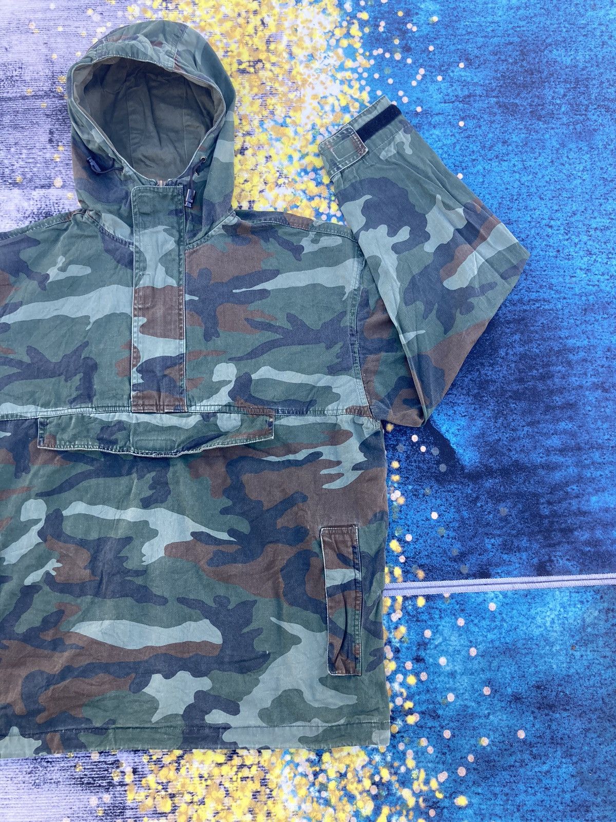 Japanese Brand Camouflage Flying Force Half Zipper/Anorak Size US L / EU 52-54 / 3 - 3 Thumbnail