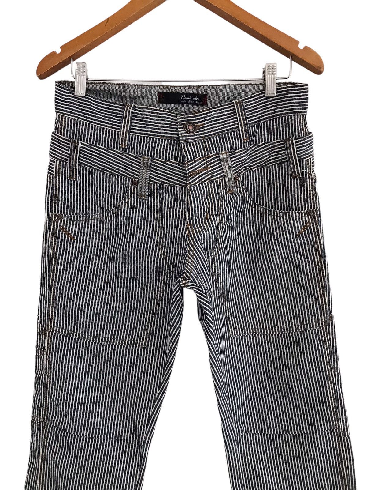 Japanese Brand Dorminate Double Waist Hickory Handcrafted Jeans Size US 30 / EU 46 - 2 Thumbnail