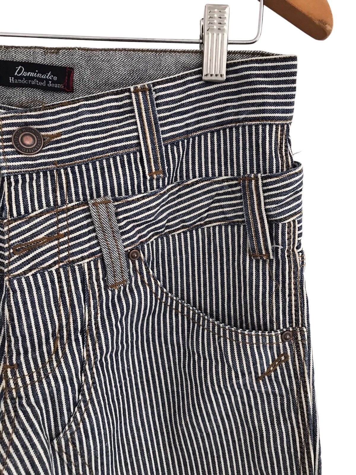 Japanese Brand Dorminate Double Waist Hickory Handcrafted Jeans Size US 30 / EU 46 - 4 Thumbnail